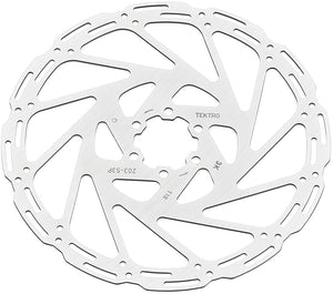 Tektro TR203-53 Disc Rotor - 203mm 6-Bolt 1.8mm Thickness For 4-Piston Calipers