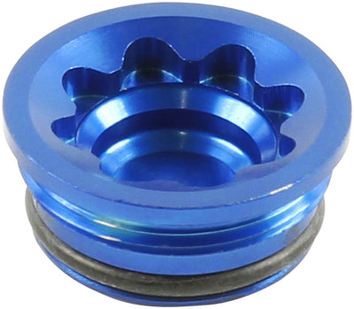 Hope V4 Small/E4 Disc Brake Caliper Bore Cap - Blue