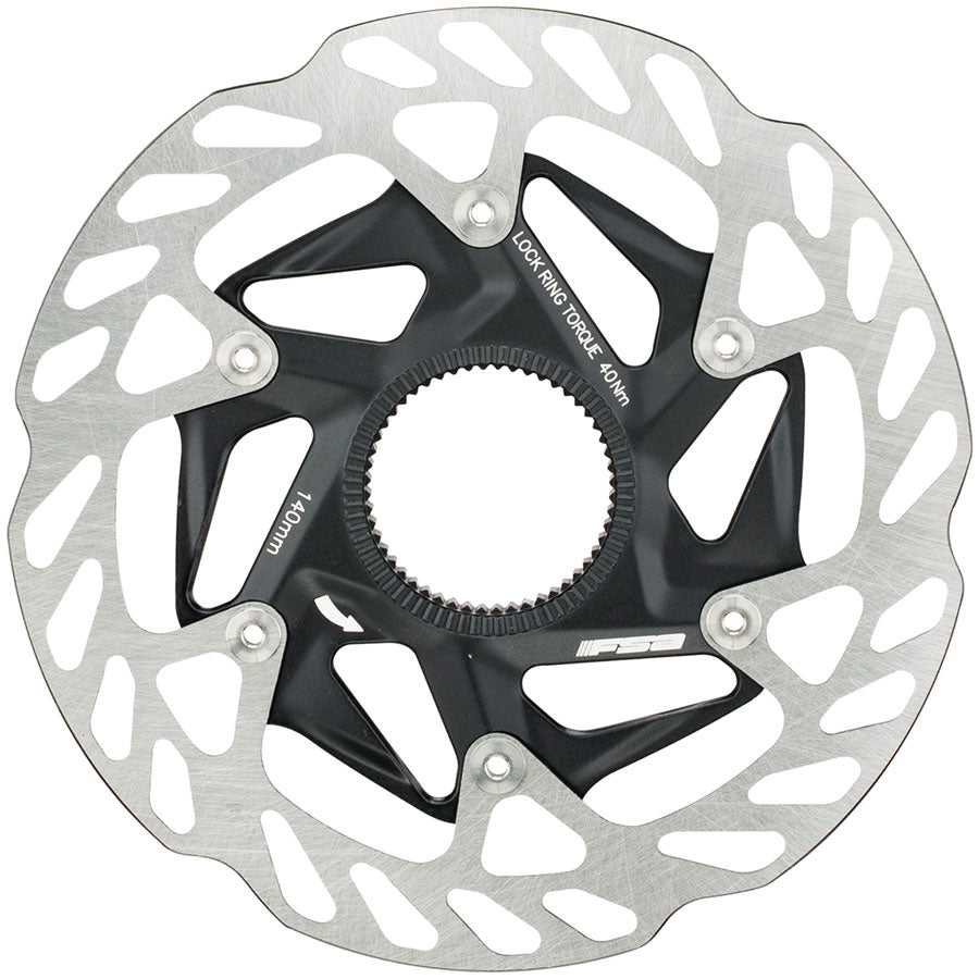 FSA K-Force WE Rotor 160mm Diameter Center Lock Mount Disc Brake Compatible – BLK