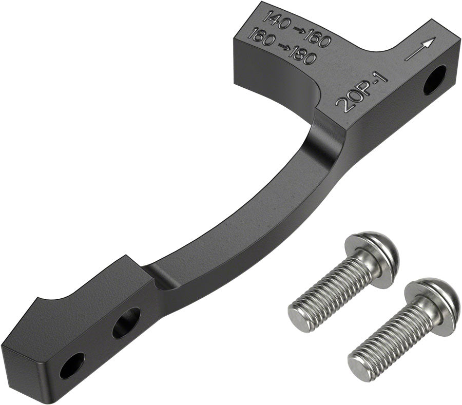 SRAM Post Bracket 20 P 1 Disc Brake Adaptor - For 160mm and 180mm Rotors Only, Includes Bracket and Stainless Steel Bolts
