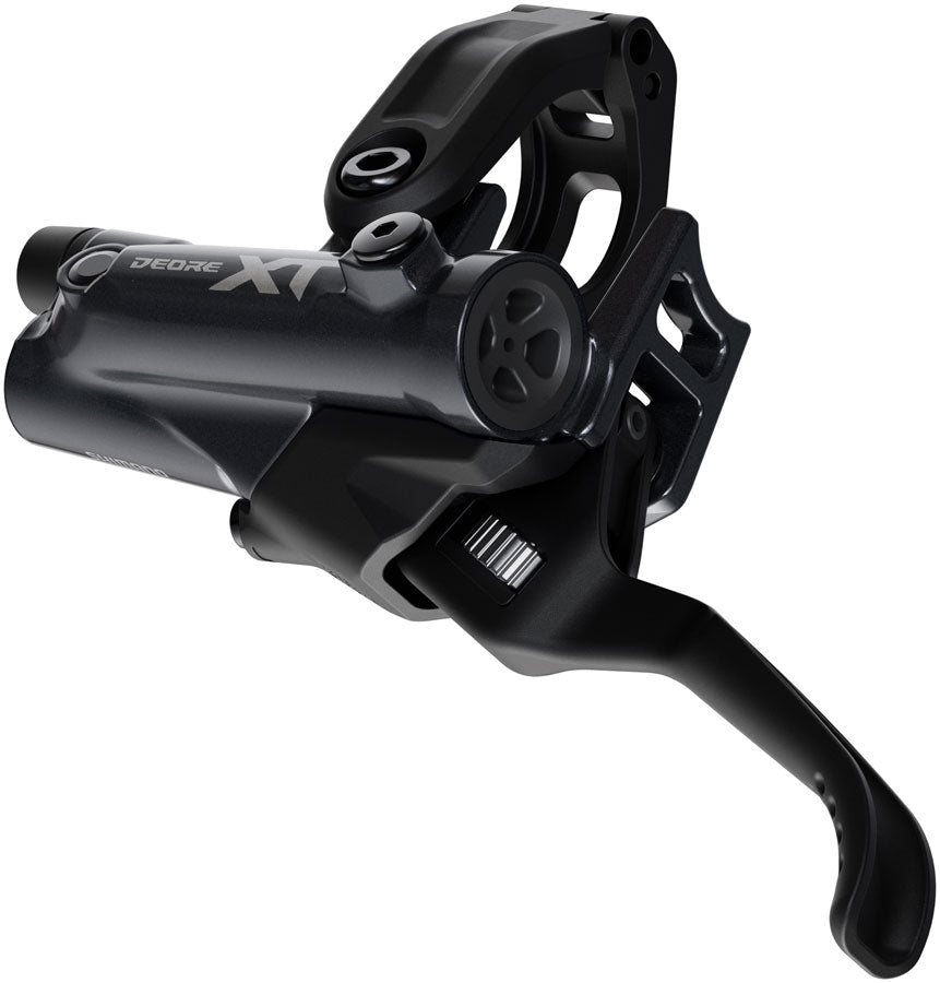 Shimano Deore XT M8200 Disc Brake and Lever Brakeset - Post Mount, 2-Piston Caliper, SM-BH90-SBM Hose, Fin Metal Pads, Black