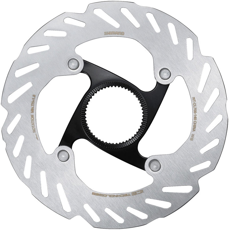 Shimano RT-CL700 SS Disc Brake Rotor - 140mm CenterLock Lockring Included