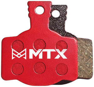 MTX Red Label RACE Disc Brake Pads - Ceramic/Kevlar Compound Magura MT2 / MT4 / MT6 / MT8 2-Piston Single Set