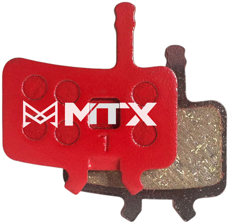 MTX Red Label RACE Disc Brake Pads - Ceramic/Kevlar Compound Avid BB7 / Juicy 2-Piston Single Set