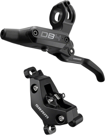 SRAM DB4 Disc Brake Lever - Left Front Rear 2000mm Hose Post Mount 4-Piston Aluminum Lever Diffusion BLK A1