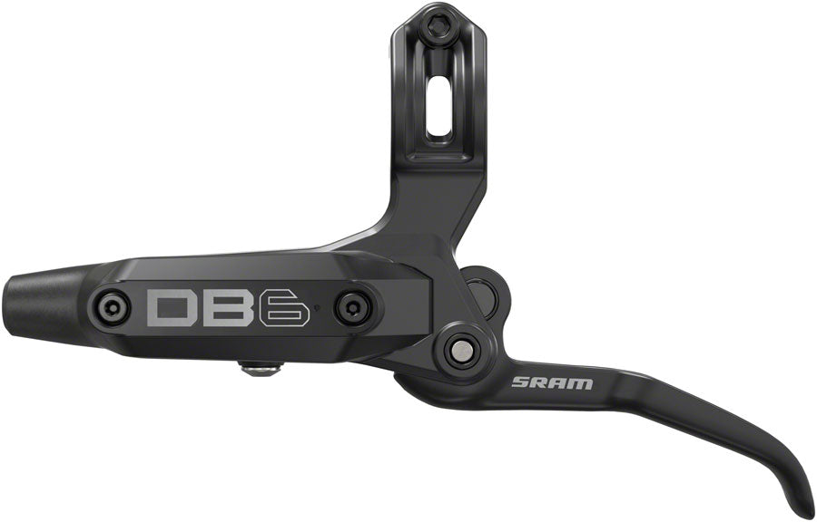 SRAM DB6 Disc Brake Lever - Left Front Rear 2000mm Hose Post Mount 4-Piston Aluminum Lever Diffusion BLK A1