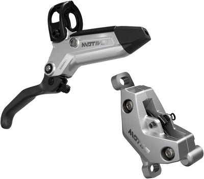 SRAM Motive Ultimate Disc Brake and Lever - Front, 950mm Hose, Post Mount, 4-Piston, Aluminum Lever Body, Carbon Blade, Black/Silver, A1