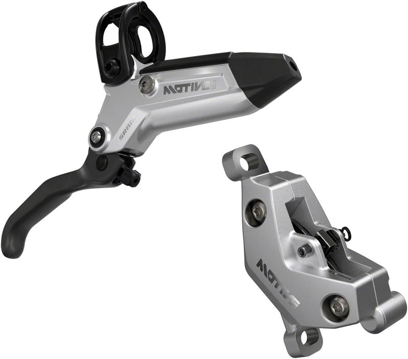 SRAM Motive Ultimate Disc Brake and Lever - Rear or Front, 2000mm Hose, Post Mount, 4-Piston, Alum Lever Body, Carbon Blade, Blk/Sil, A1