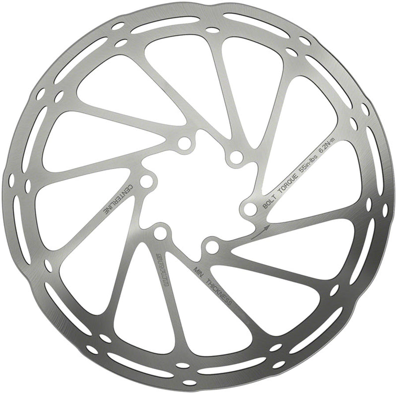 SRAM CenterLine Disc Brake Rotor - 180mm 6-Bolt 2.0mm
