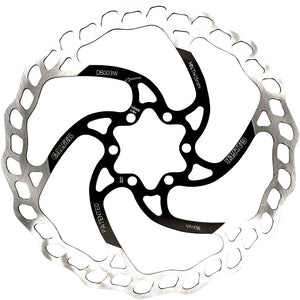 Galfer 180mm Rotor 6-Bolt  1.8mm Black/Silver