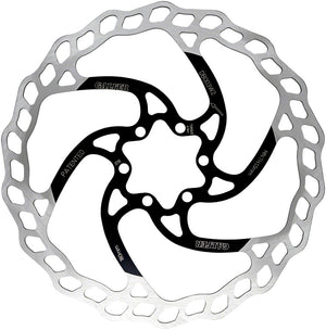 Galfer 180mm Rotor 6-Bolt 2.0mm Black/Silver