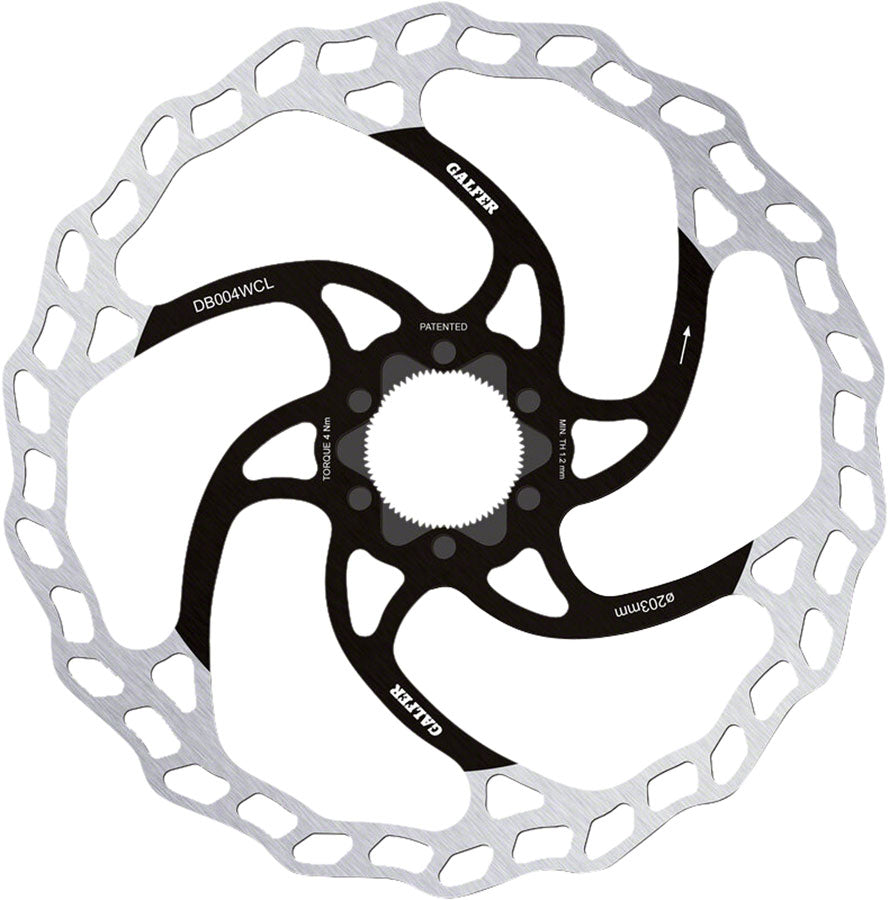 Galfer 203mm Rotor CL 1.8mm Black/Silver