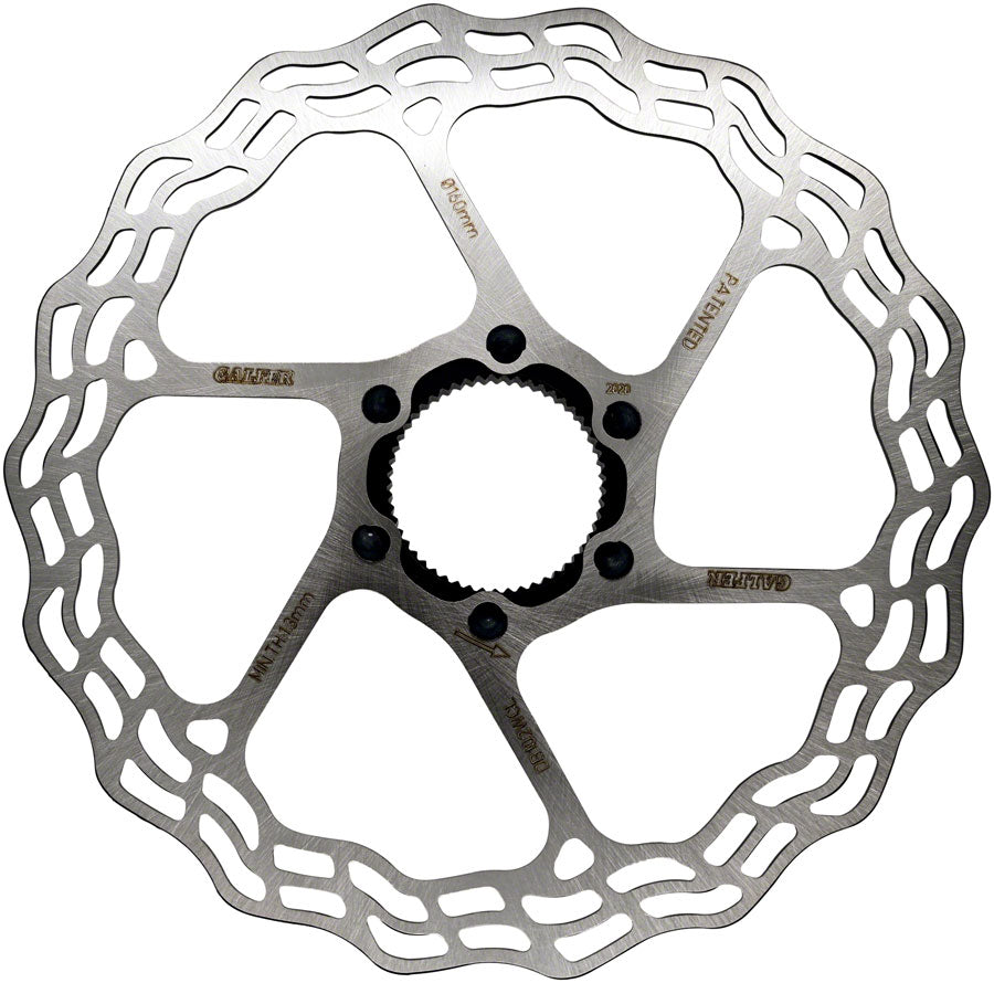 Galfer 160mm Rotor 1.8mm Road CL Black/Silver
