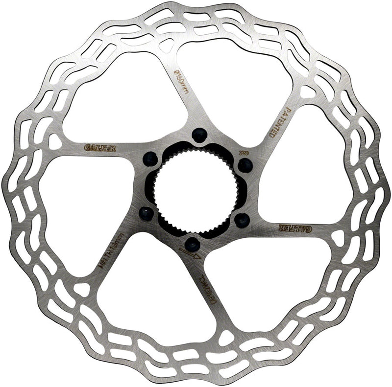 Galfer 160mm Rotor 1.8mm Road CL Black/Silver