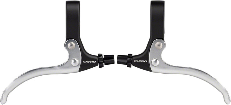 Tektro FL540 Flat Bar Levers Black/Silver Pair