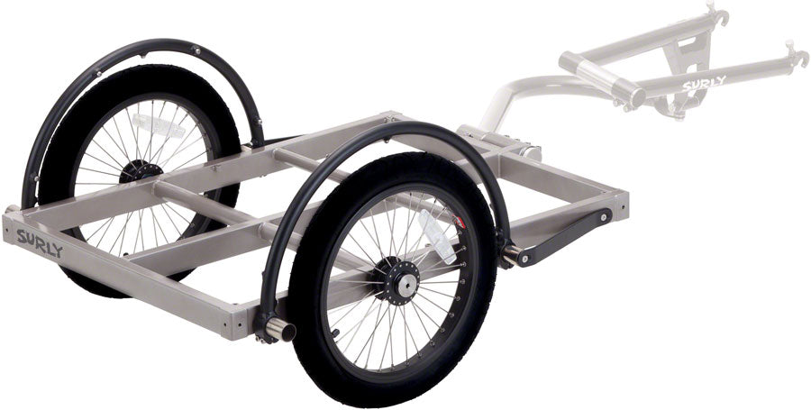 Surly Ted Trailer: Short Bed 16" Wheels Gray