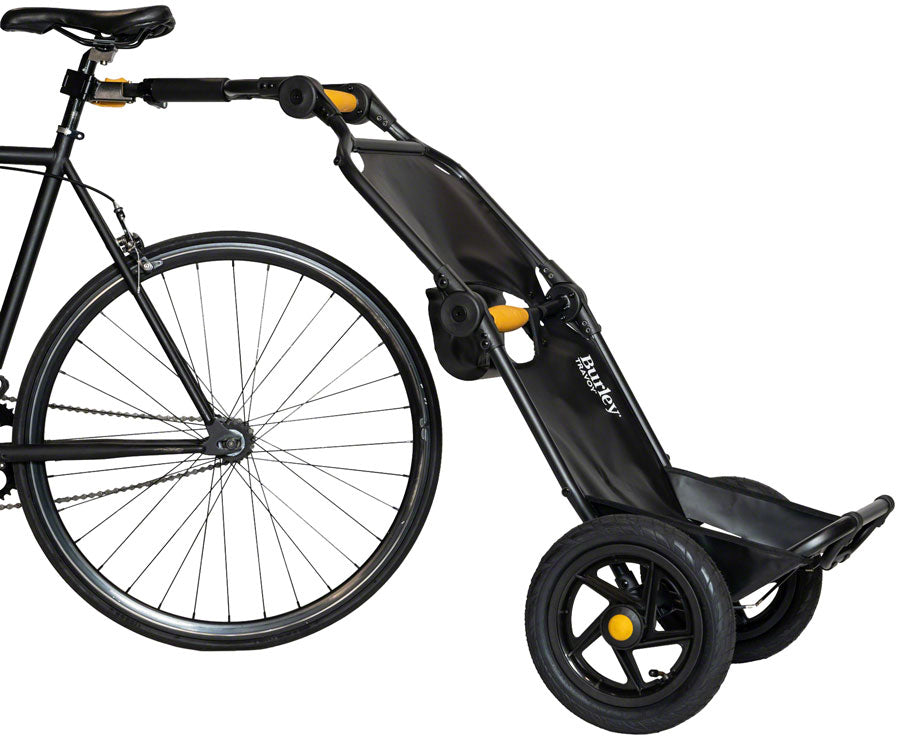 Burley Travoy Black Cargo Trailer - Black