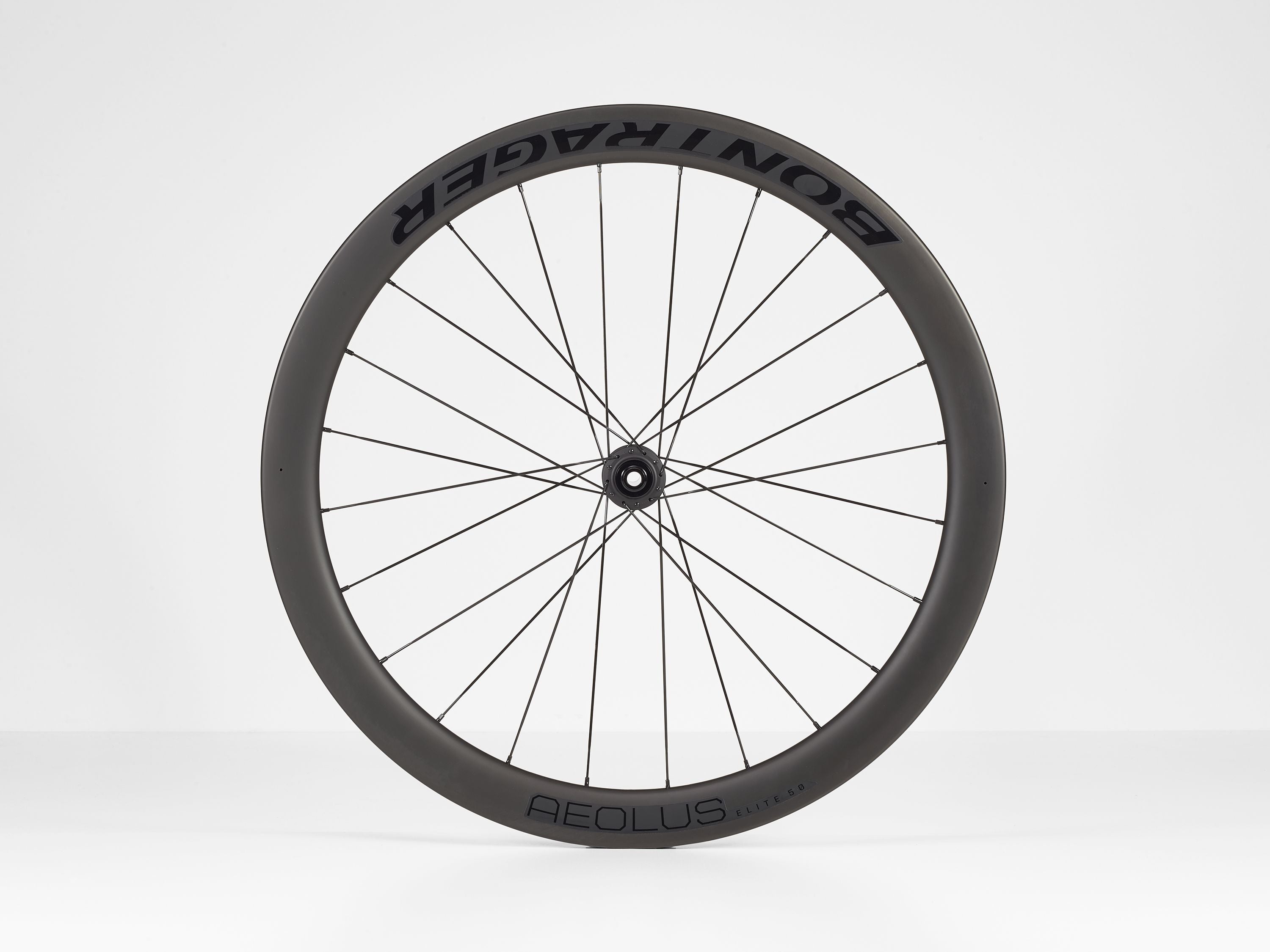 Wheel Front Bontrager Aeolus Elite 50 TLR Disc 100mm Black