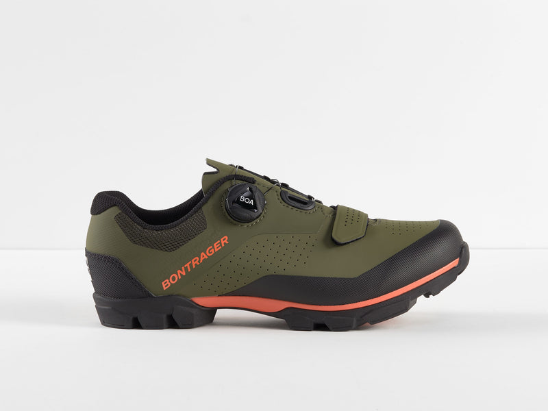 Shoe Bontrager Foray Mountain 40.5 Olive Grey/Radioactive OG