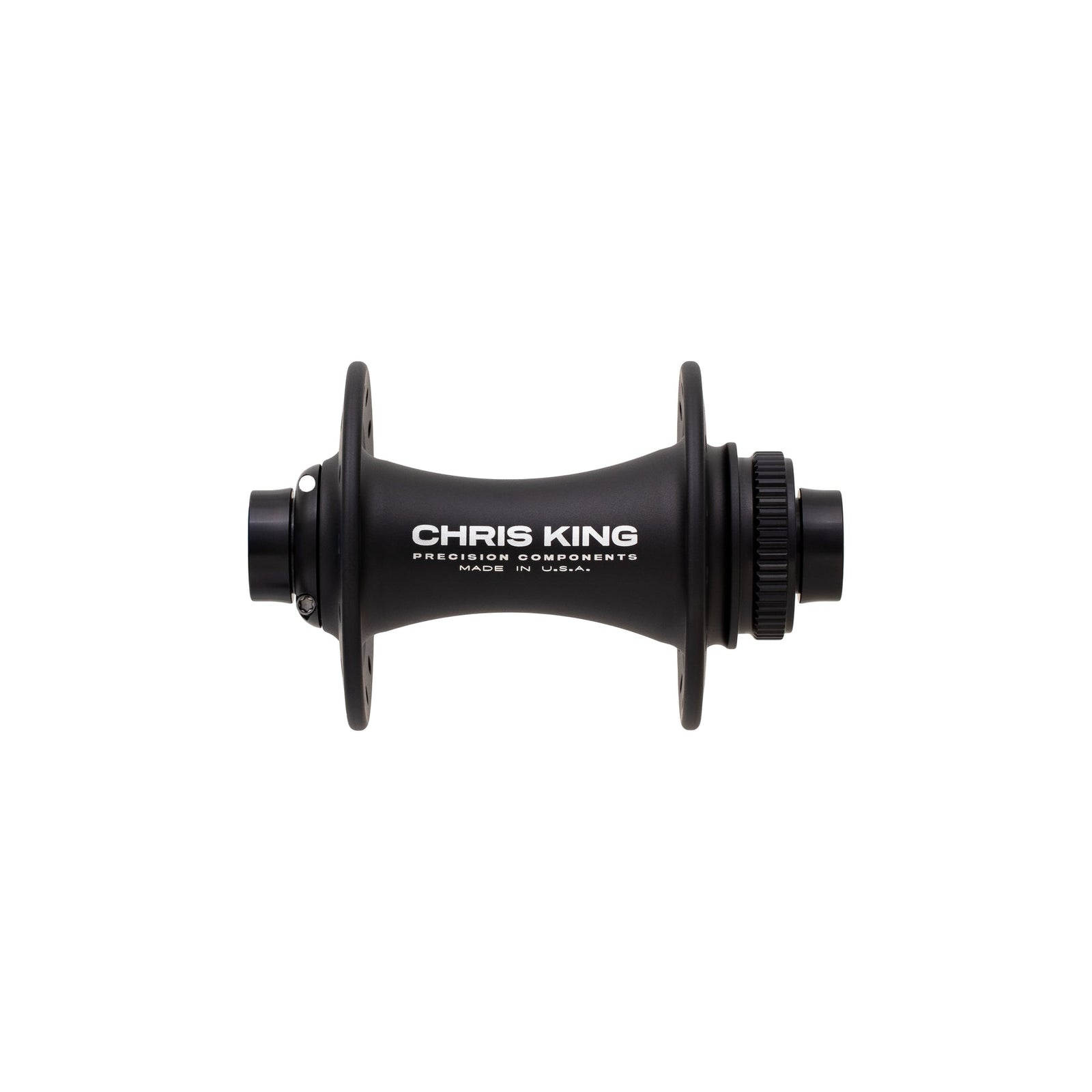 Chris King Boost Centerlock Front Hub - Matte Black, 24h, 15 x 110mm, Ceramic