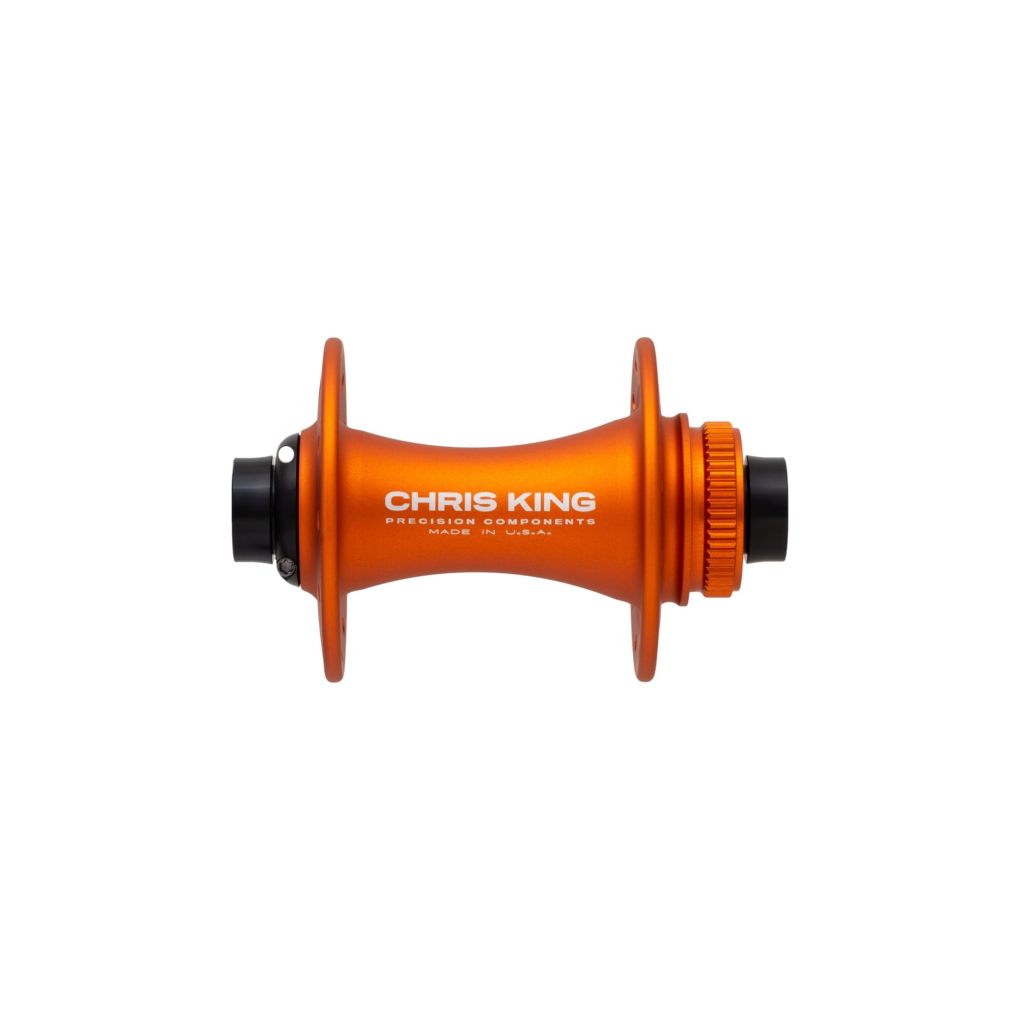 Chris King Boost Centerlock Front Hub - Matte Mango, 32h, 15 x 110mm