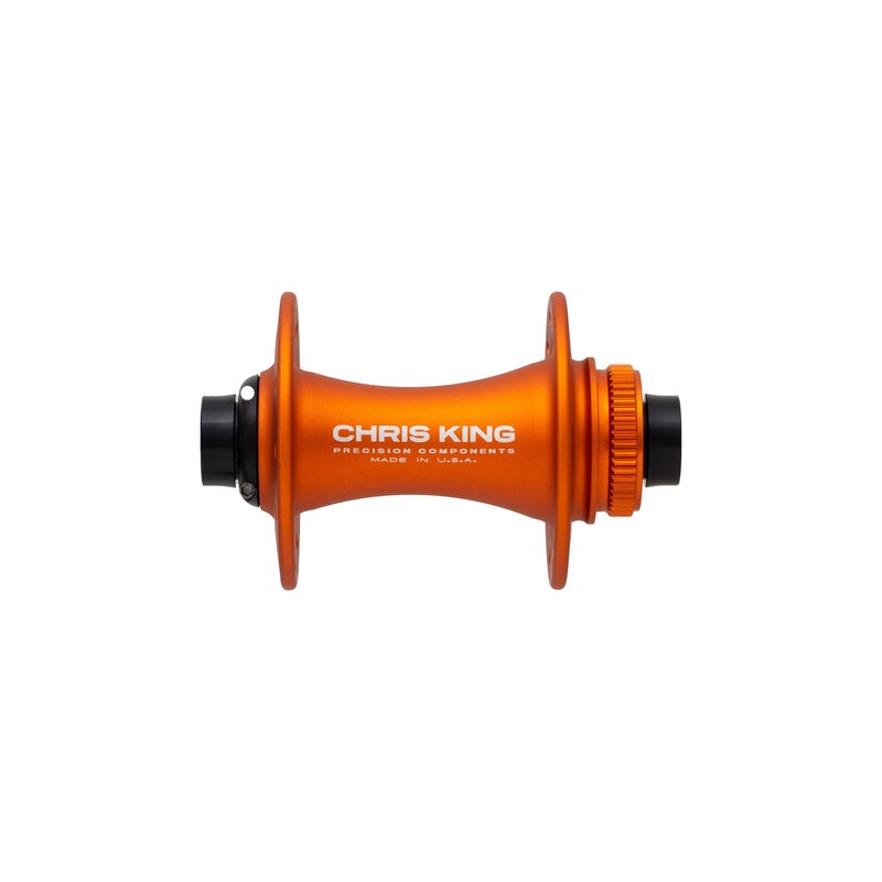 Chris King Boost Centerlock Front Hub - Matte Mango, 32h, 15 x 110mm