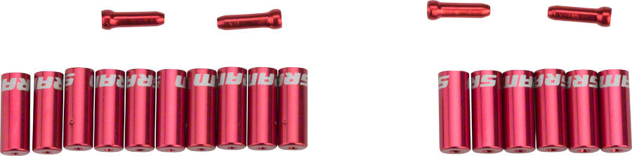Sram Ferrule Kit Ferrule Kit 4mm/5mm Alloy Red