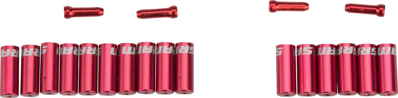 Sram Ferrule Kit Ferrule Kit 4mm/5mm Alloy Red
