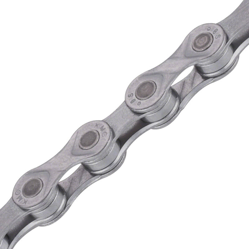KMC e8 EPT eBike Chain - 8-Speed 122 Links Gray