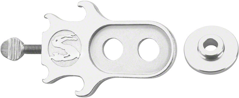 Surly Tuggnut Chain Tensioner - QR/10mm Axles, Silver, Each