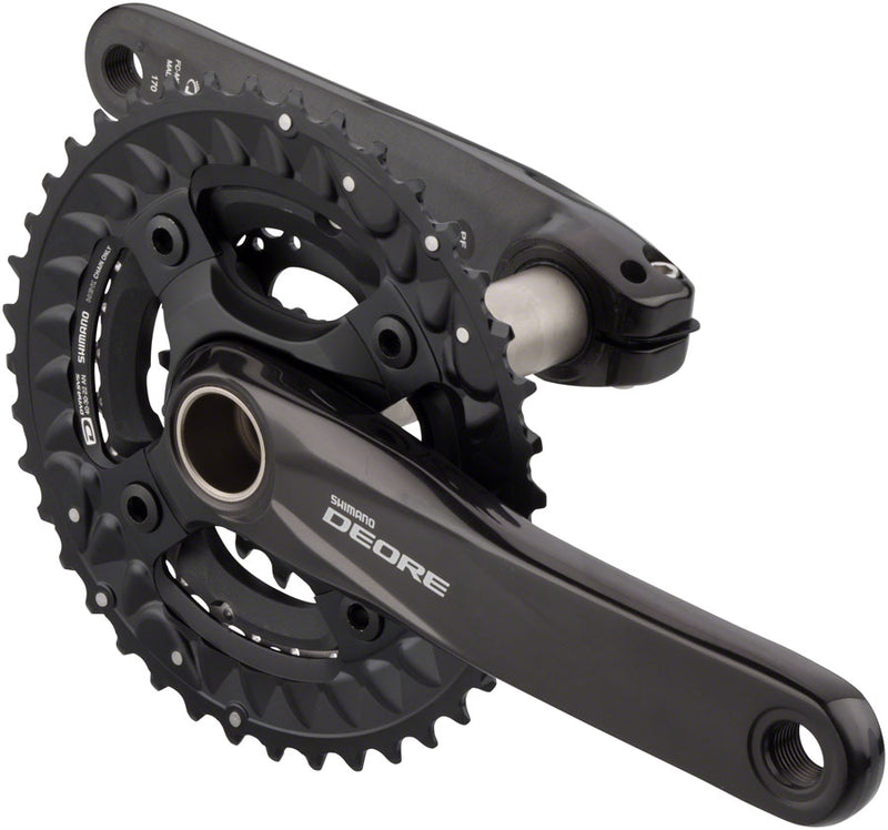 Shimano FC-M6000-3 Crankset - 170mm 10-Speed 40/30/22t 96/64 BCD Hollowtech II Spindle Interface BLK