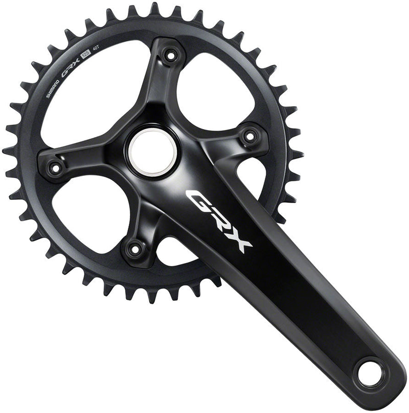 Shimano GRX FC-RX820-1 Crankset - 172.5mm, 12-Speed, 40t, 110 BCD, Hollowtech II, Black - Open Box, New