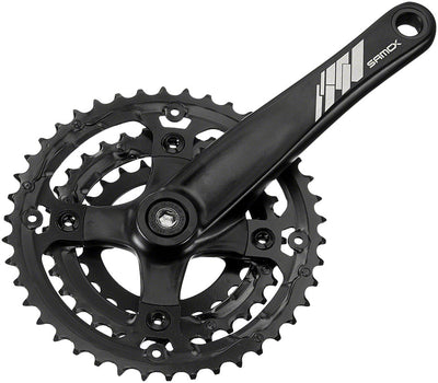 Samox AF26 Crankset - 170mm 10-Speed 44/32/22t 104/64 BCD JIS Square Taper Spindle Interface Spindle Bolts Sold Separate BLK
