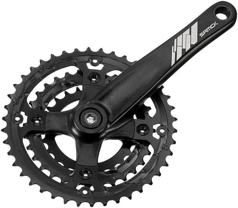 Samox AF26 Crankset - 170mm 10-Speed 44/32/22t 104/64 BCD JIS Square Taper Spindle Interface Spindle Bolts Sold Separate BLK