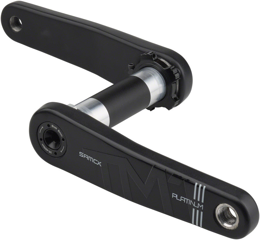 Samox Platinum TM-1 Carbon Crankset - 155mm 3-Bolt Direct Mount DUB Spindle BLK