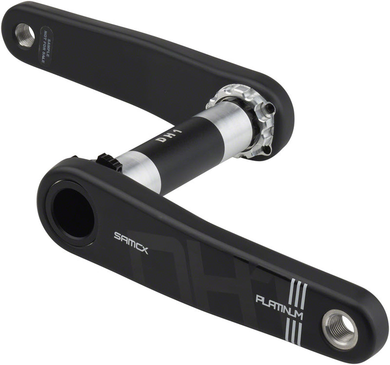Samox Platinum DH-1 Carbon Crankset - 155mm 3-Bolt Direct Mount DUB Spindle BLK