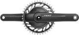 SRAM RED 1x XPLR AXS Power Meter Wide Crankset - 172.5mm 13-Speed 42t Threaded Mount 8-Bolt PM Spider DUB Spindle Natural Carbon E1