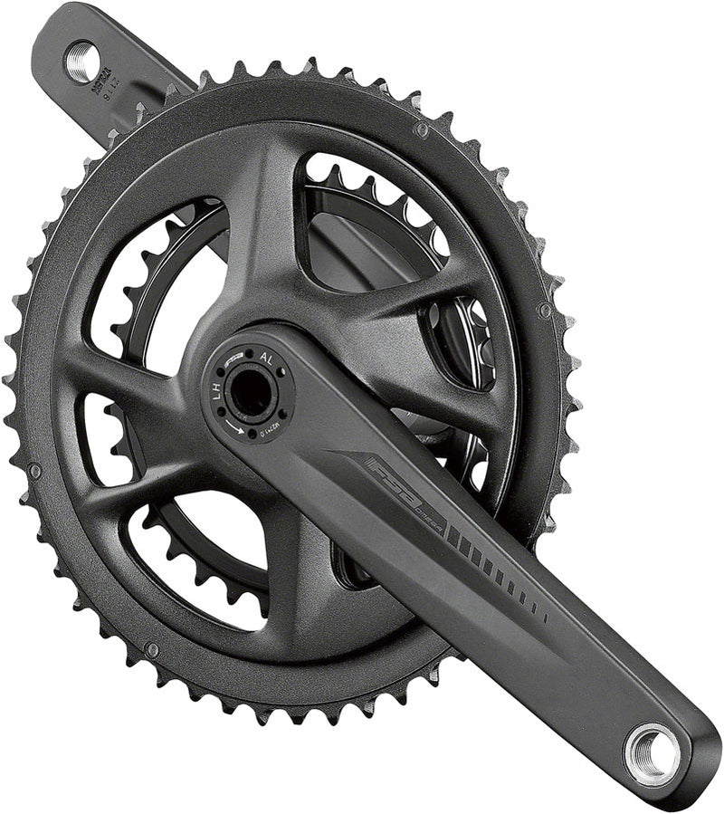 Full Speed Ahead Omega AGX 2x Crankset - 172.5mm 11-Speed 50/34t DM/90 BCD 19mm MegaExo Spindle N11 BLK