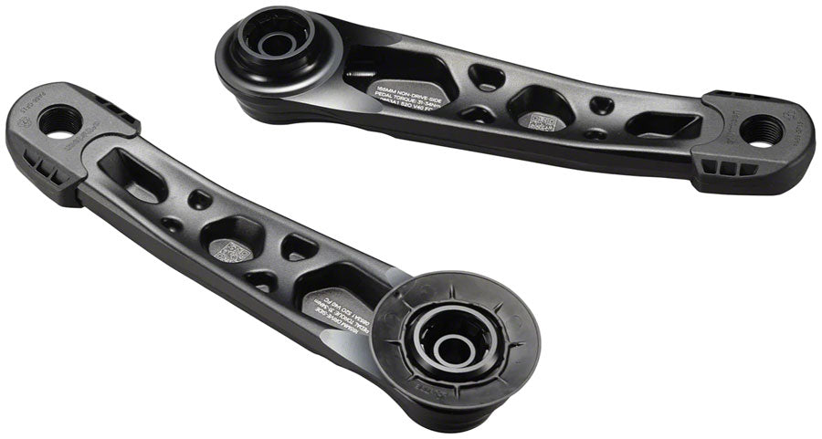 e*thirteen Helix Race Alloy e*spec Crank Arm Set - BOSCH Gen4-Brose S Mag-TQ HPR50 26.5mm Offset 165mm Self Extractor BLK