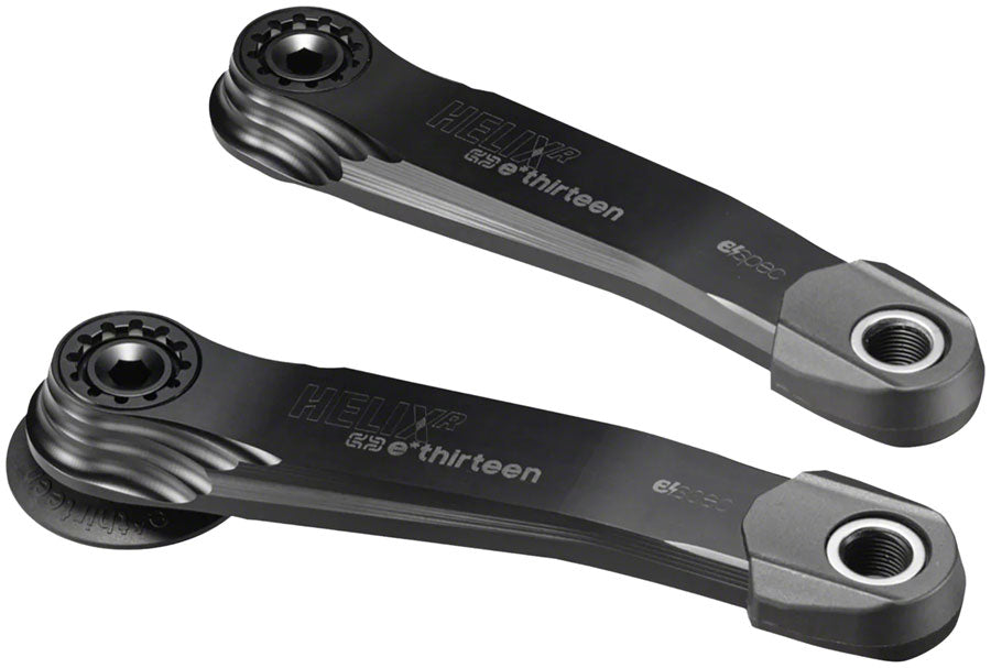 e*thirteen Helix Race Alloy e*spec Crank Arm Set - BOSCH Gen4-Brose S Mag-TQ HPR50 26.5mm Offset 165mm Self Extractor BLK