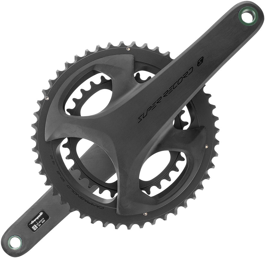 Campagnolo Super Record S Wireless Crankset - 172.5mm 12-Speed 50/34t Campy 121/88 Asym BCD Ultra Torque Spindle Carbon