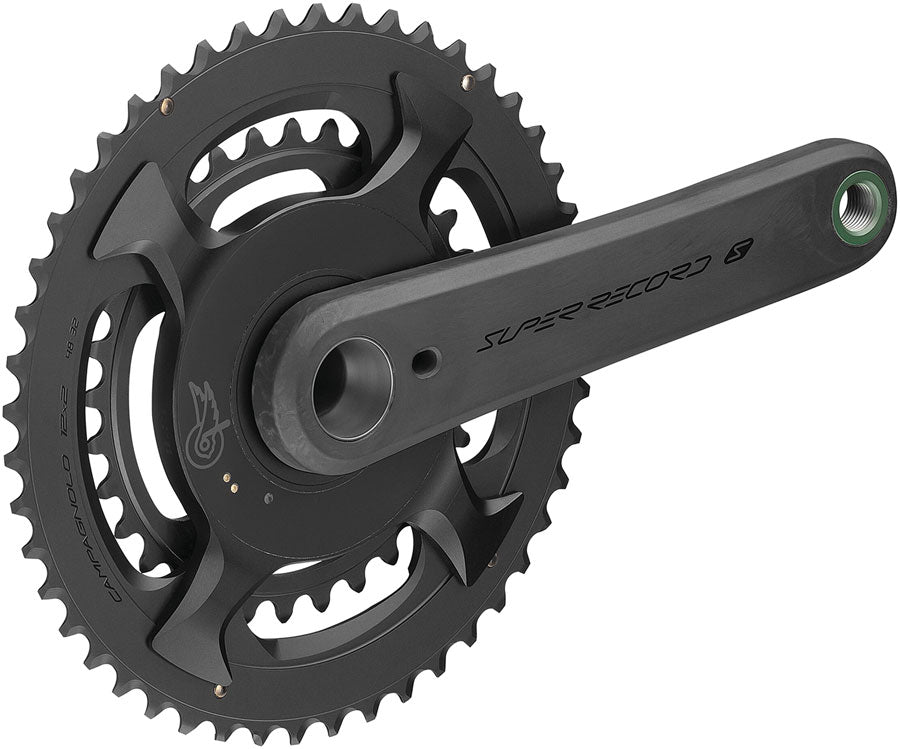 Campagnolo Super Record S Wireless Power Meter Crankset - 172.5mm 12-Speed 48/32t Campy 121/88 Asym BCD Ultra Torque Spindle Carbon