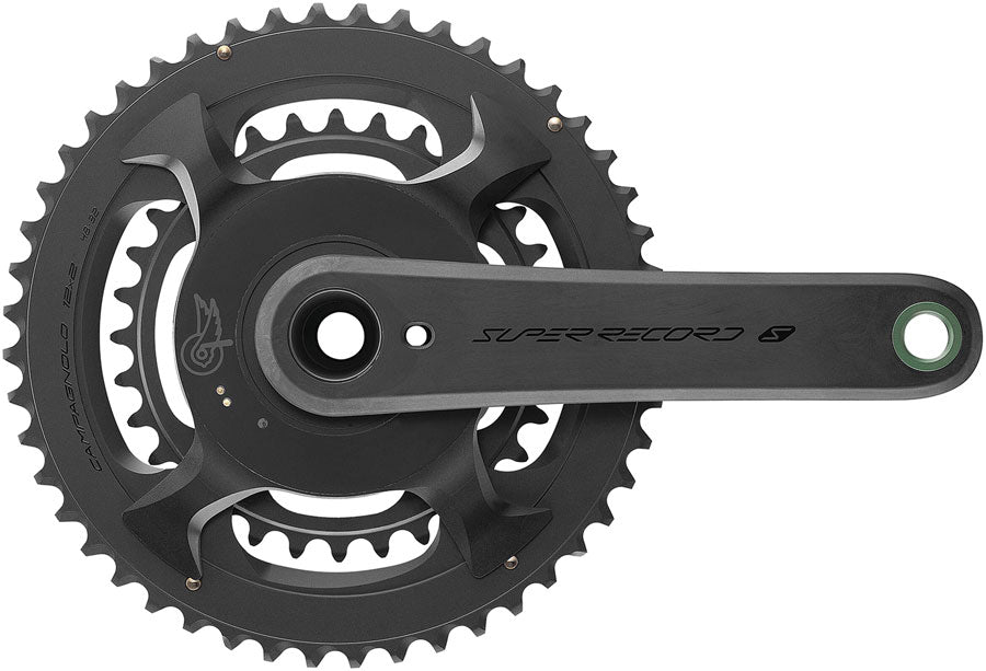 Campagnolo Super Record S Wireless Power Meter Crankset - 165mm 12-Speed 52/36t Campy 121/88 Asym BCD Ultra Torque Spindle Carbon
