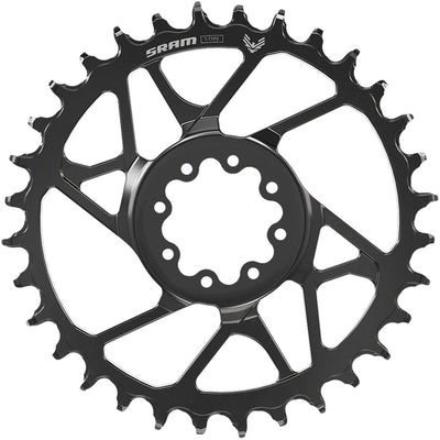 SRAM S1000 Eagle T-Type Direct Mount Chainring - 32t 12-Speed 8-Bolt Direct Mount 3mm Offset Steel BLK