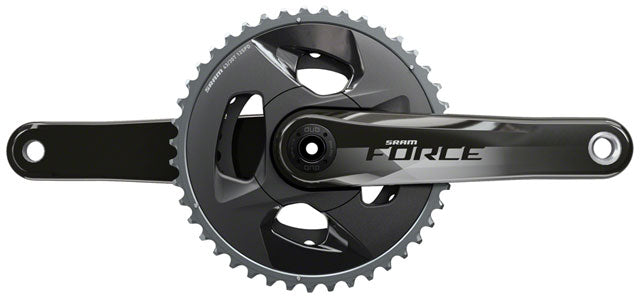 SRAM Force AXS Crankset - 167.5mm, 12-Speed, 48/35t, 107 BCD, DUB Spindle Interface, Gloss Carbon, D1