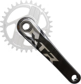 Shimano XTR FC-9220 Enduro Crankset - 175mm, 12-Speed, 1x, Direct Mount, Hollowtech II Hollow-Forged Crankarms, Black/Silver