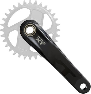 Shimano Deore XT FC-M8200 Crankset - 165mm, 1x, Direct Mount, Hollowtech II Hollow-Forged Crankarms, Black