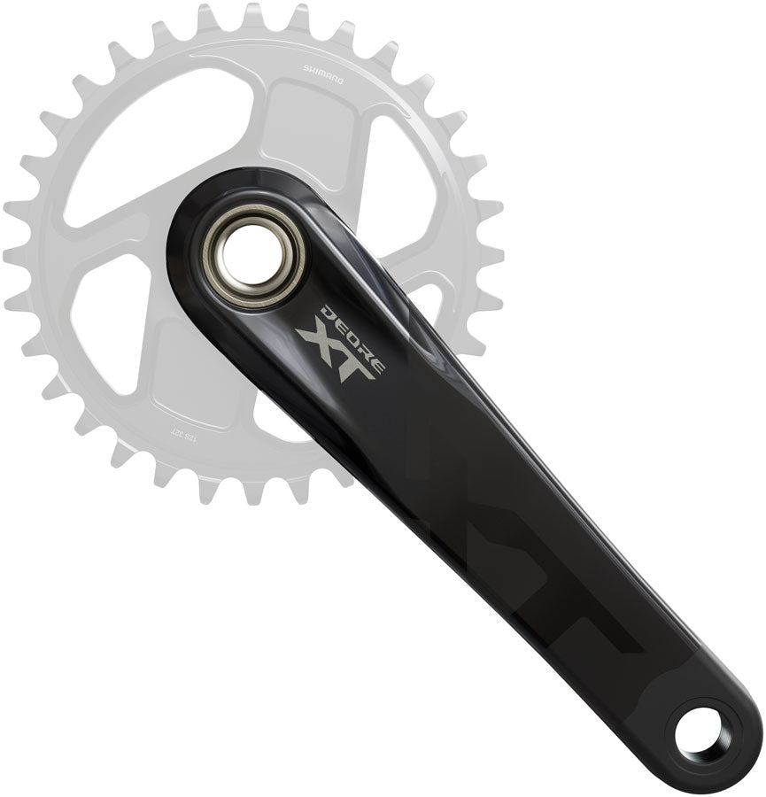 Shimano Deore XT FC-M8200 Crankset - 160mm, 1x, Direct Mount, Hollowtech II Hollow-Forged Crankarms, Black