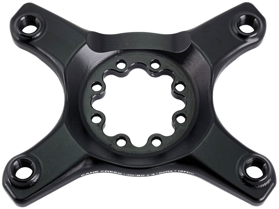 Cane Creek eeWings Chainring Spider - 4-Bolt 110 80 Asymmetric BCD 8-Bolt Mount Type Shimano GRX 1x 2x Systems BLK