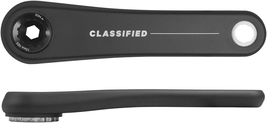 Classified Aero Gravel Crankset - 170mm 30mm Spindle Carbon Black